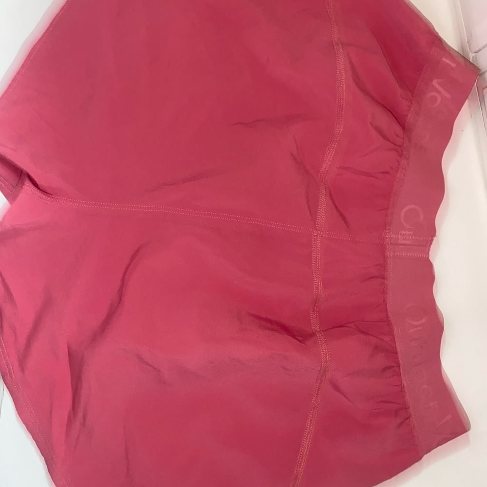 Red outdoor voices shorts